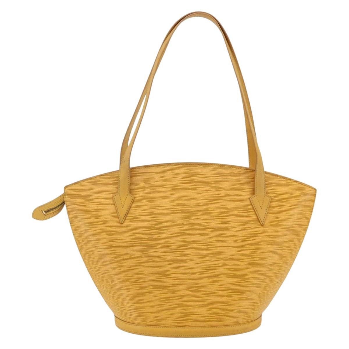 Louis Vuitton Saint Jacques Epi Leather Yellow Leather Shoulder Bag Bag (Pre-Owned)