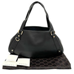 Gucci Abbey Black Pony-Style Calfskin Tote Bag (Pre-Owned)