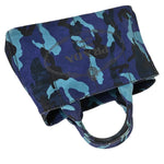 Prada Canapa Blue Canvas Handbag (Pre-Owned)