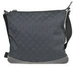 Gucci Grey Canvas Handbag (Pre-Owned)
