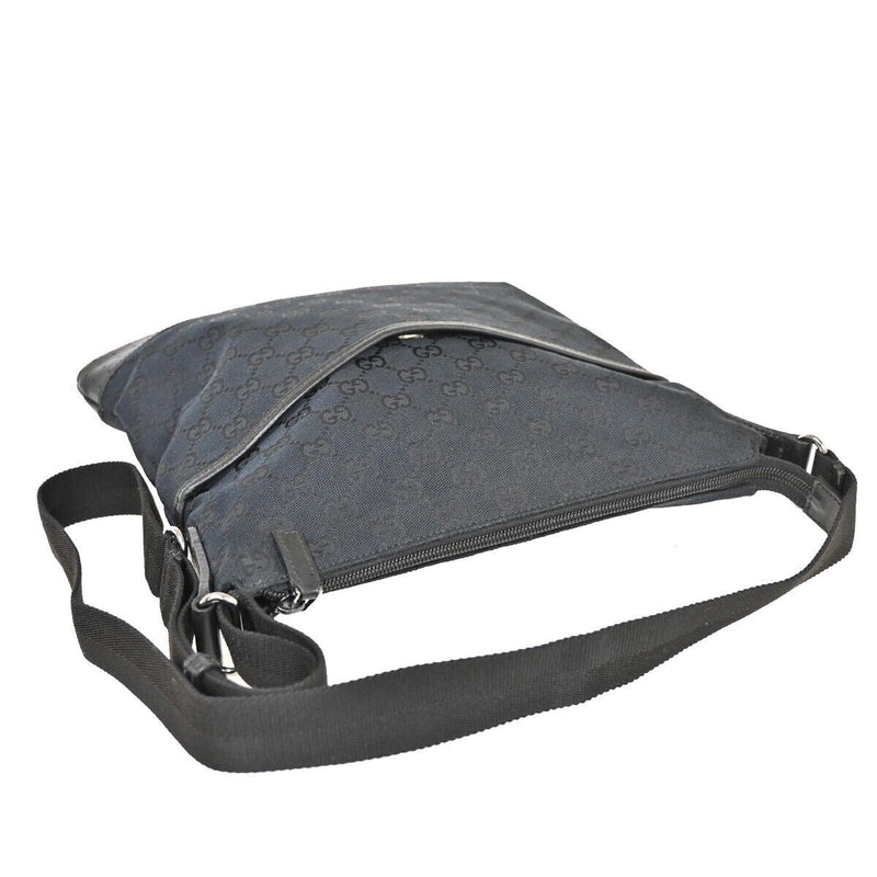 Gucci Grey Canvas Handbag (Pre-Owned)