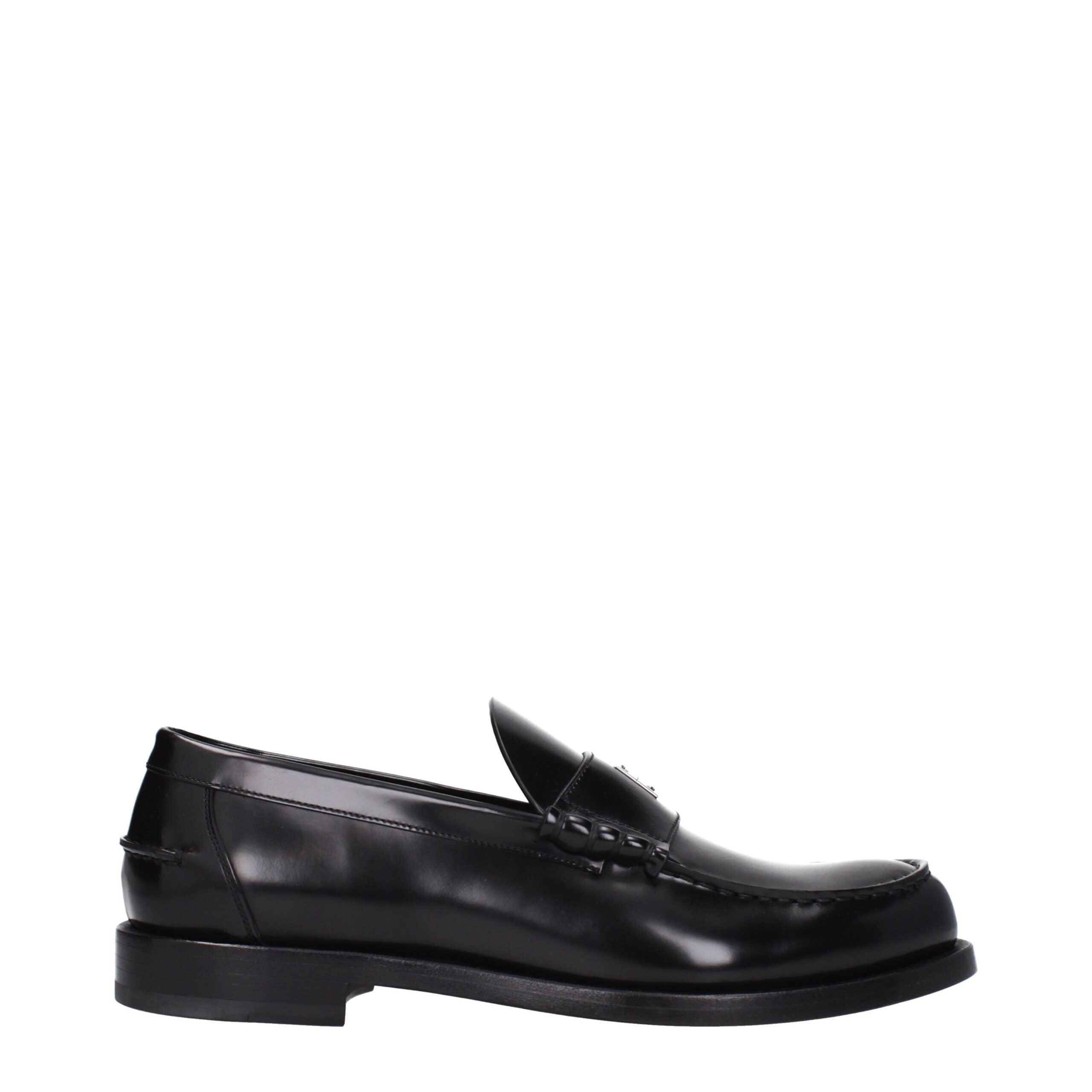 Givenchy Black Leather Slip-On Men's Loafers