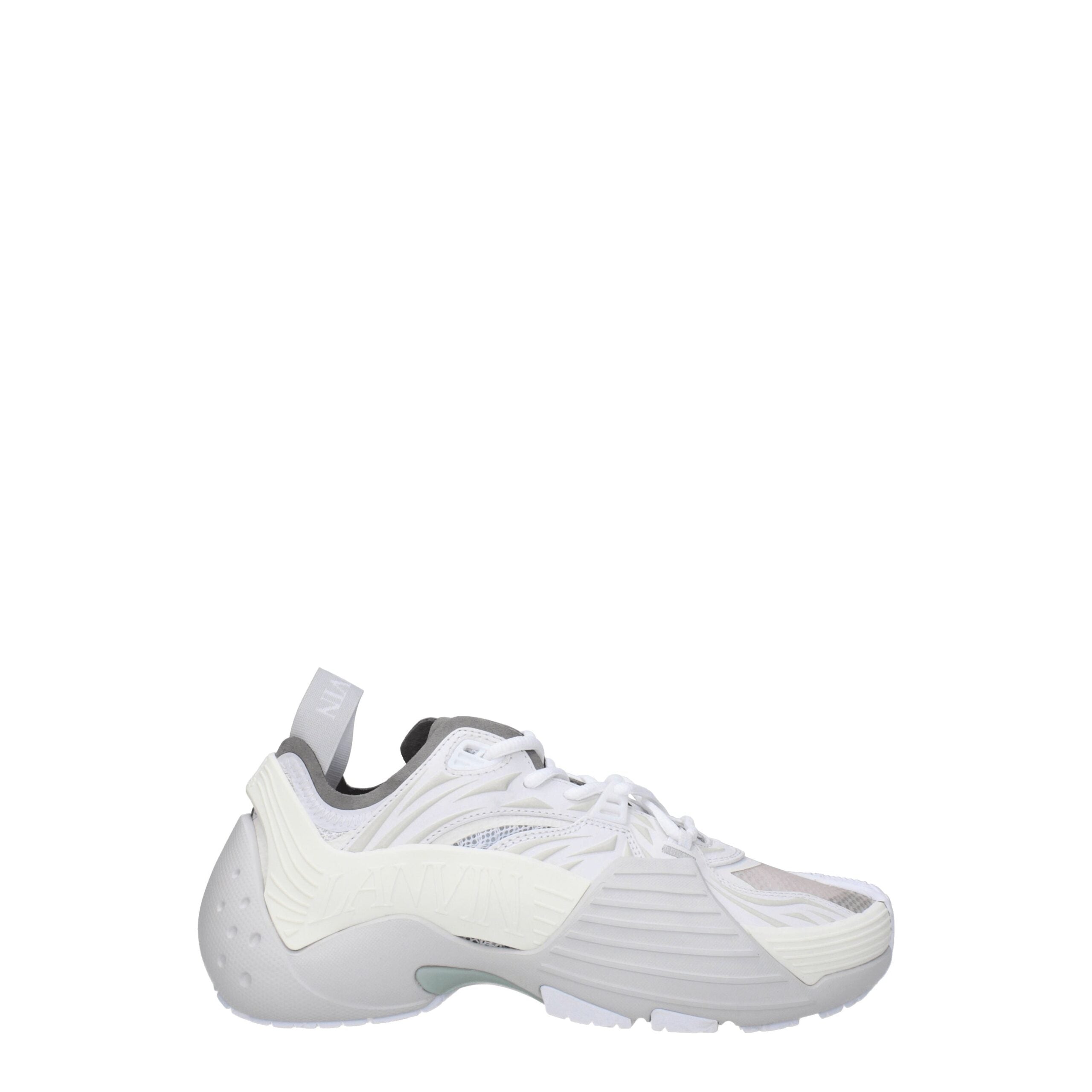 Lanvin White Leather Athletic Women's Sneakers