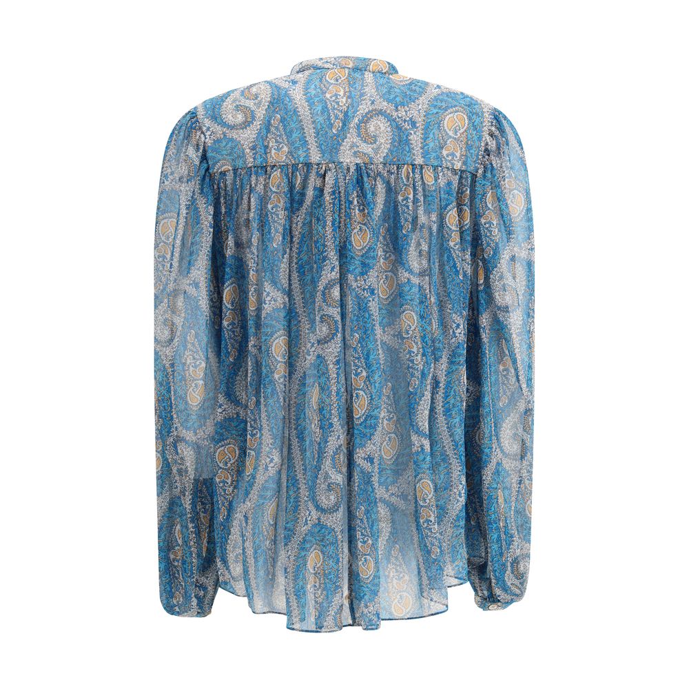 Etro Multicolor Silk Pattern Women's Shirt