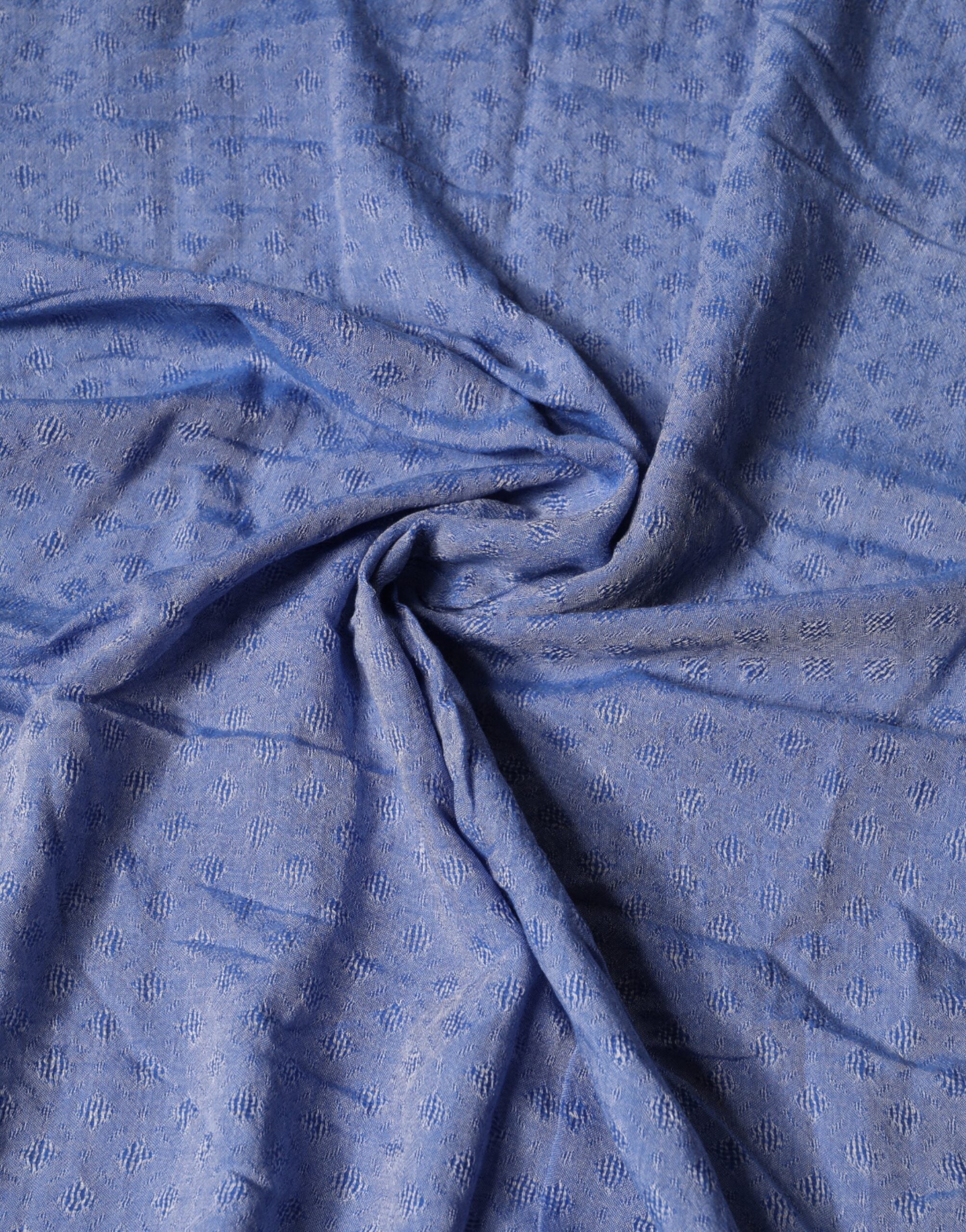 Dolce & Gabbana Blue Lace Stole Cotton Neck Wrap Shawl Men's Scarf