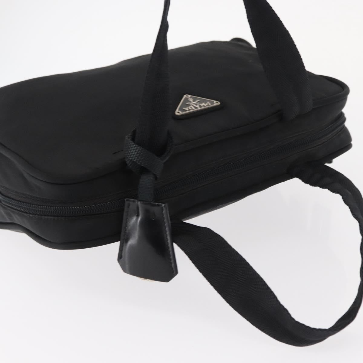 Prada Bowling Shoulder Tessuto Black Nylon Shoulder Bag Bag (Pre-Owned)