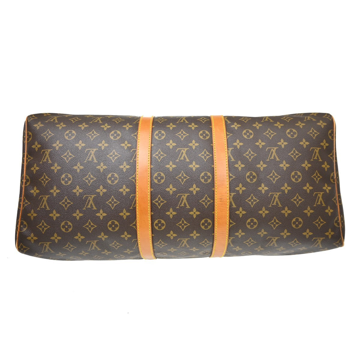 Louis Vuitton Keepall Monogram Canvas Brown Canvas Travel Bag Bag (Pre-Owned)
