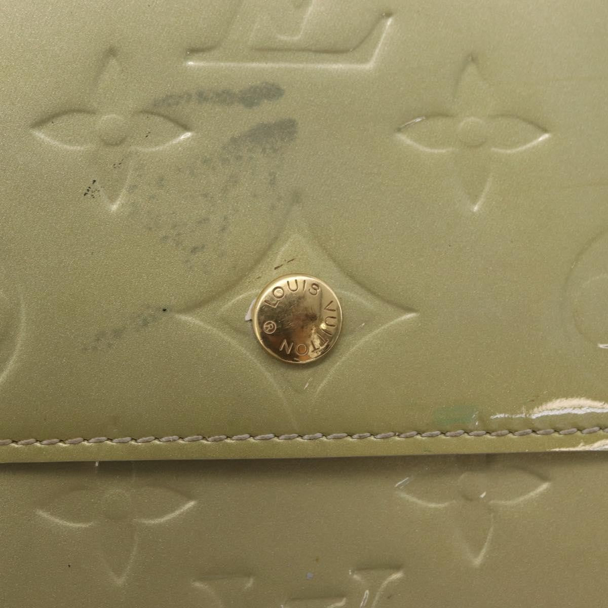 Louis Vuitton Walker Monogram Vernis Gray Patent_Leather Wallets Accessory (Pre-Owned)