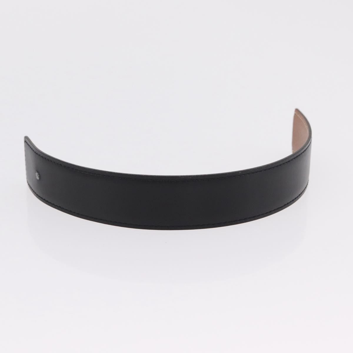 Hermes Constance Reversible Belt Leather Black Leather Belts Accessory (Pre-Owned)