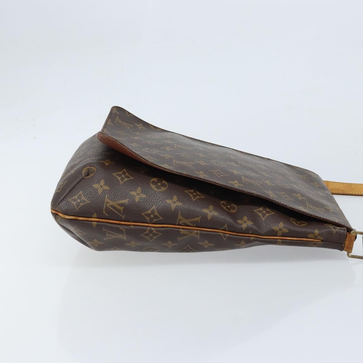 Louis Vuitton Musette Monogram Canvas Brown Canvas Shoulder Bag Bag (Pre-Owned)
