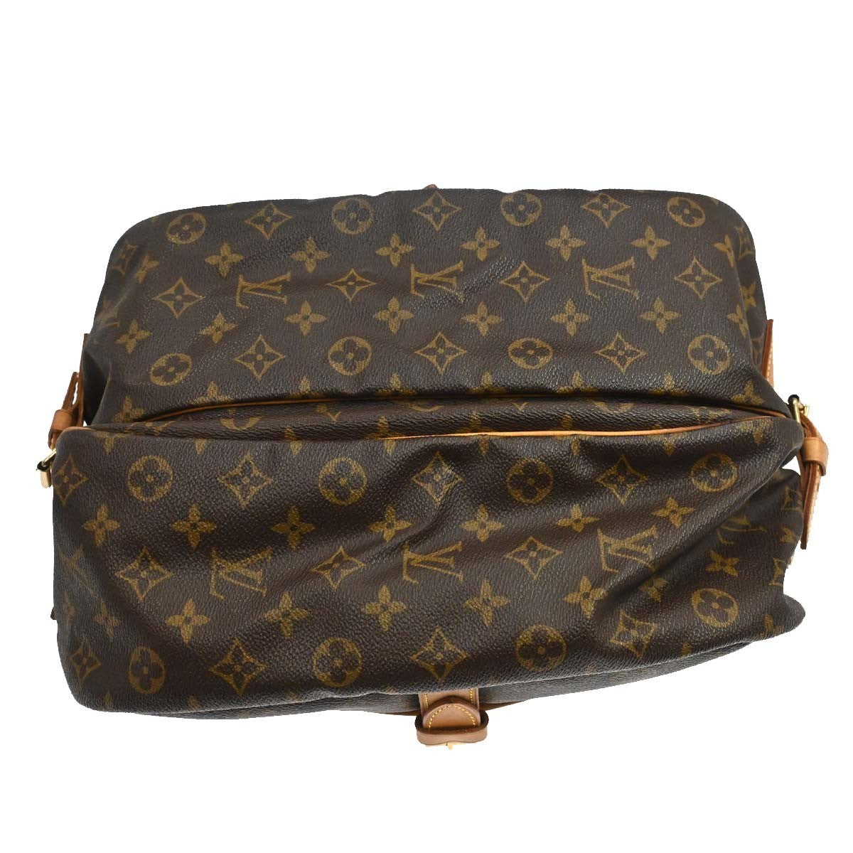 Louis Vuitton Saumur Monogram Canvas Brown Canvas Handbag (Pre-Owned)