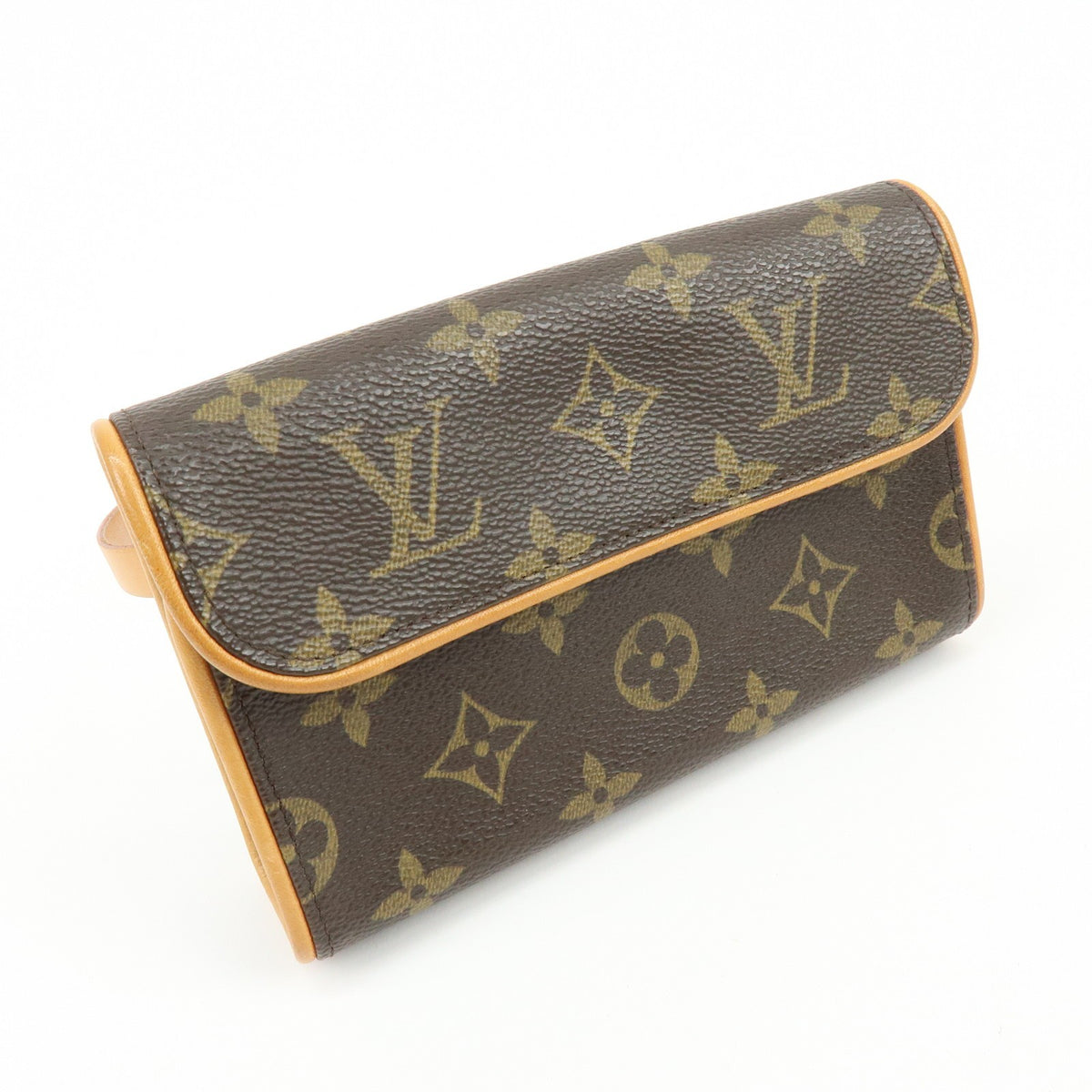 Louis Vuitton Florentine Waist Monogram Canvas Brown Canvas Handbag (Pre-Owned)