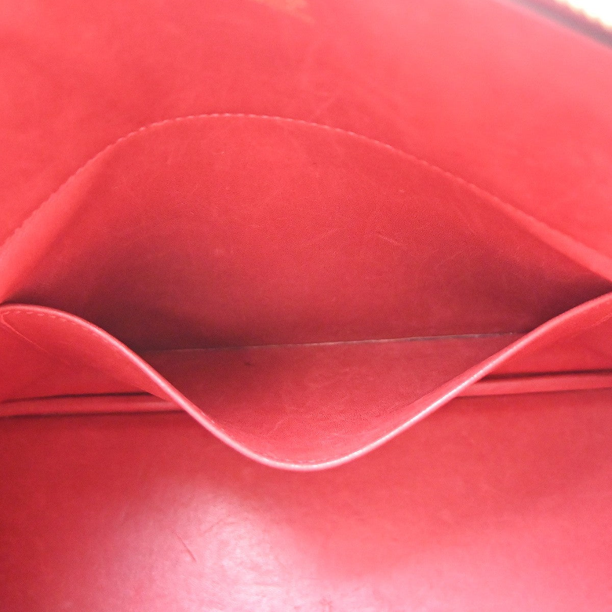 Hermes Bolide Clemence Red Leather Handbag (Pre-Owned)