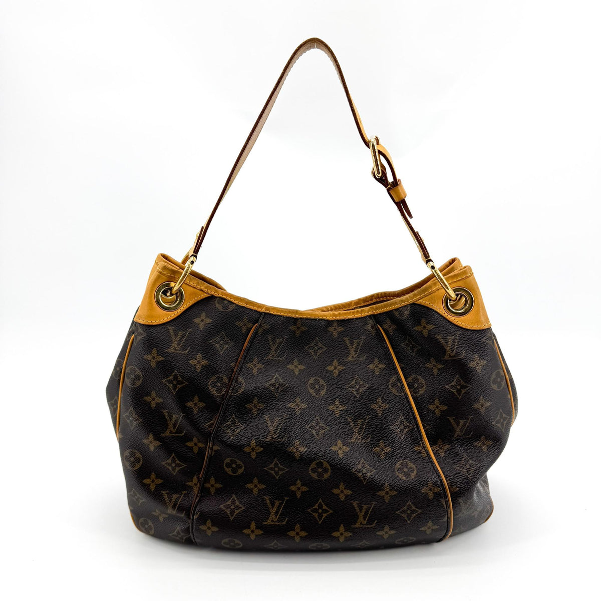 Louis Vuitton Galliera Monogram Canvas Brown Canvas Handbag (Pre-Owned)