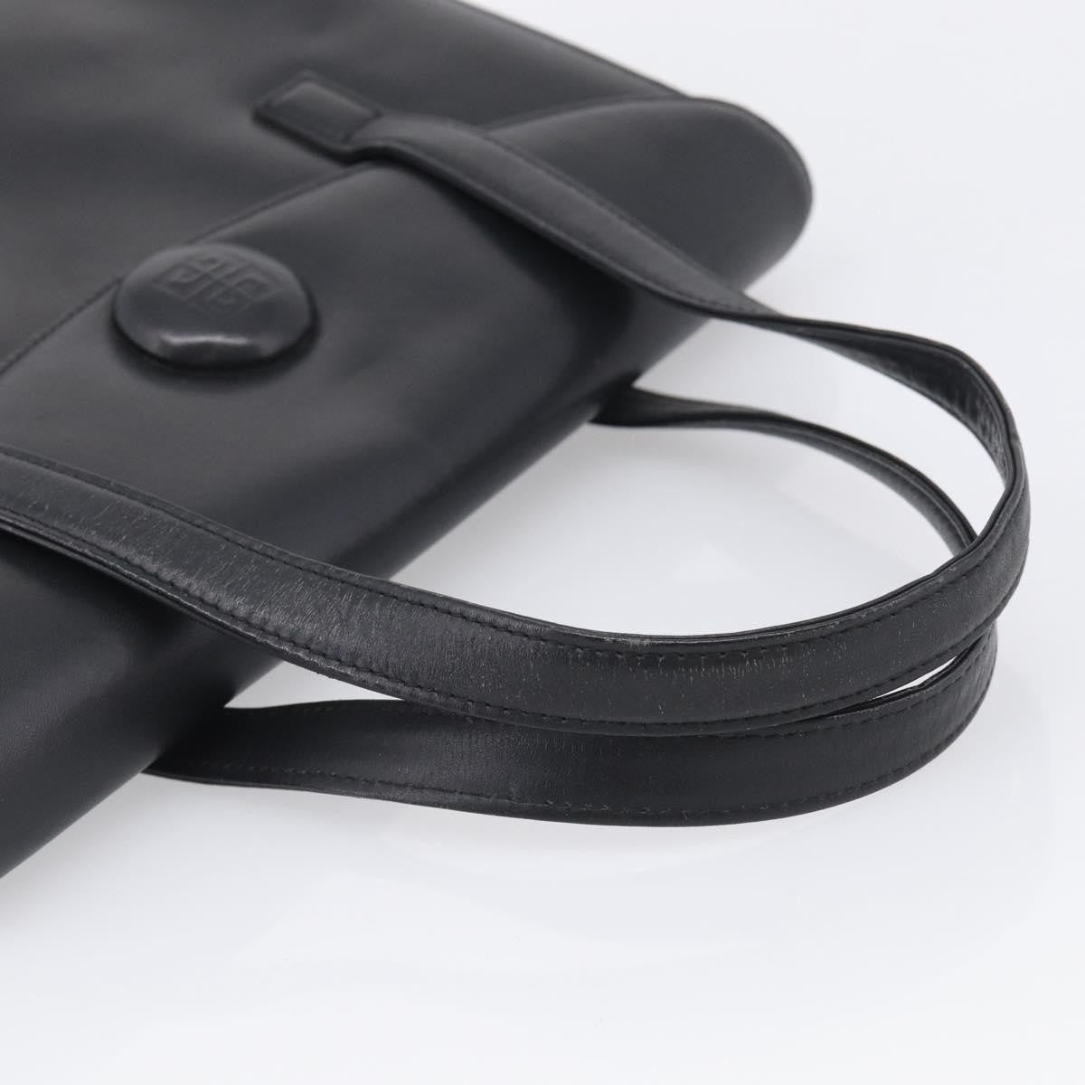 Givenchy Handbag Leather Black Leather Handbag (Pre-Owned)
