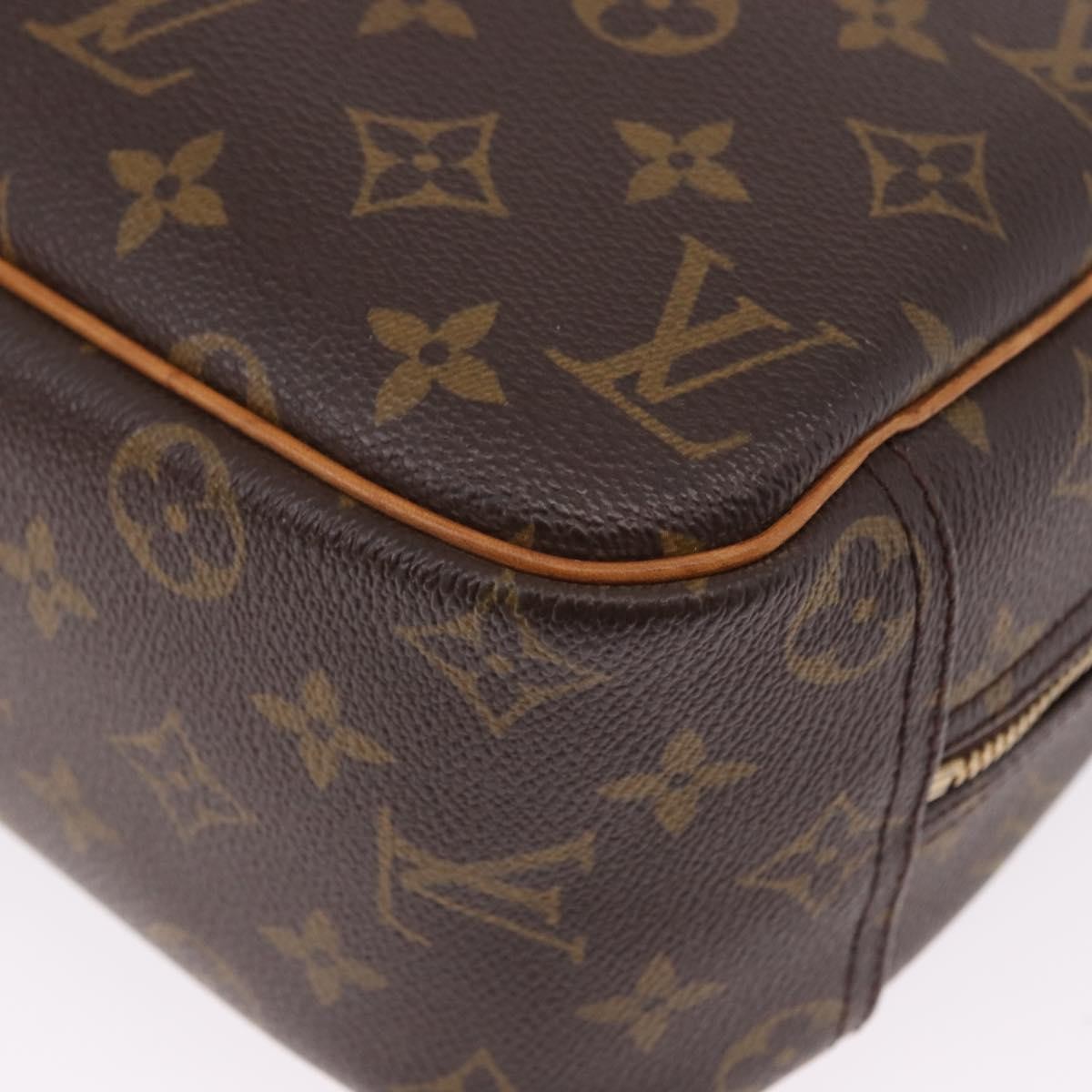 Louis Vuitton Trouville Monogram Canvas Brown Canvas Handbag (Pre-Owned)