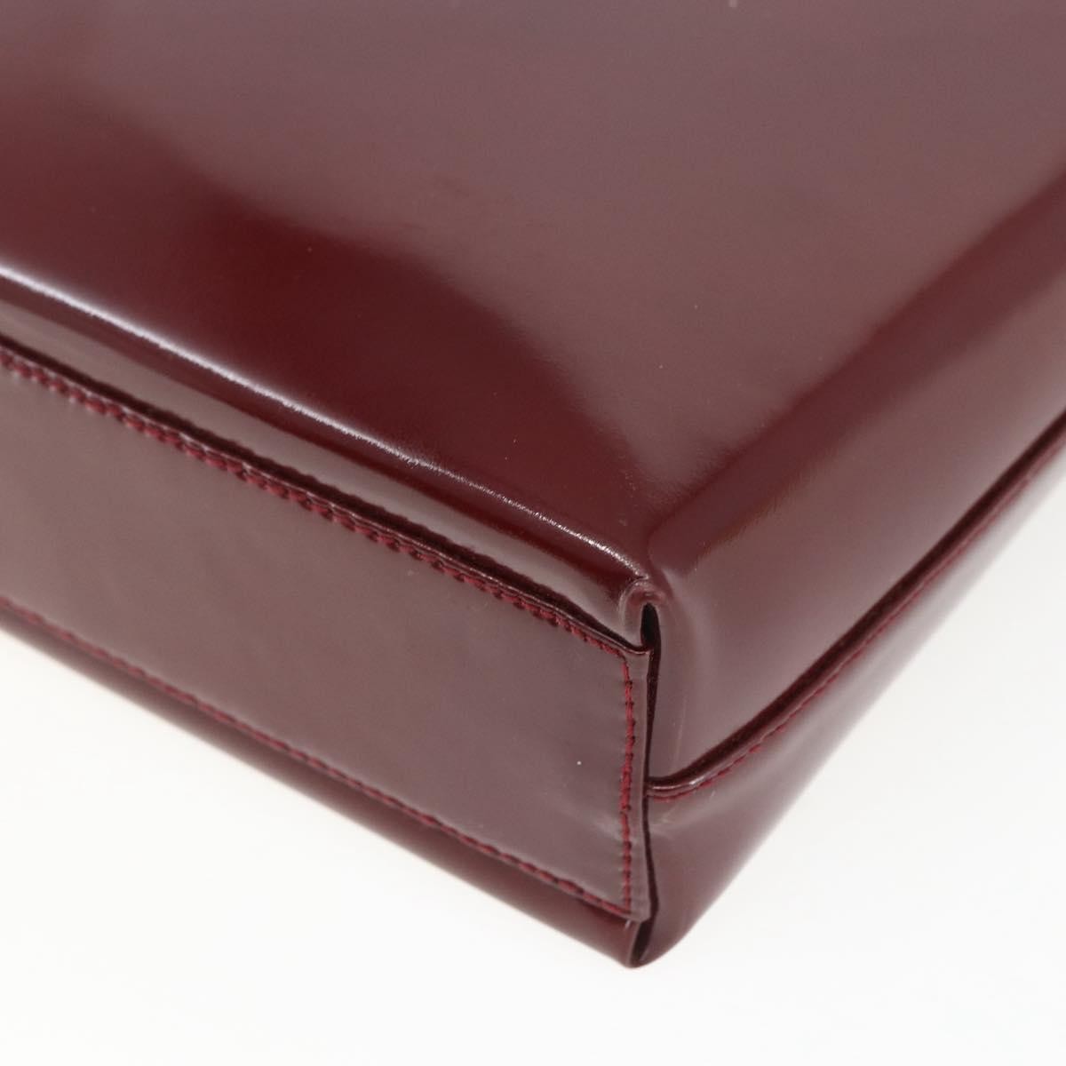 Salvatore Ferragamo Vala Patent Leather Red Patent_Leather Shoulder Bag Bag (Pre-Owned)