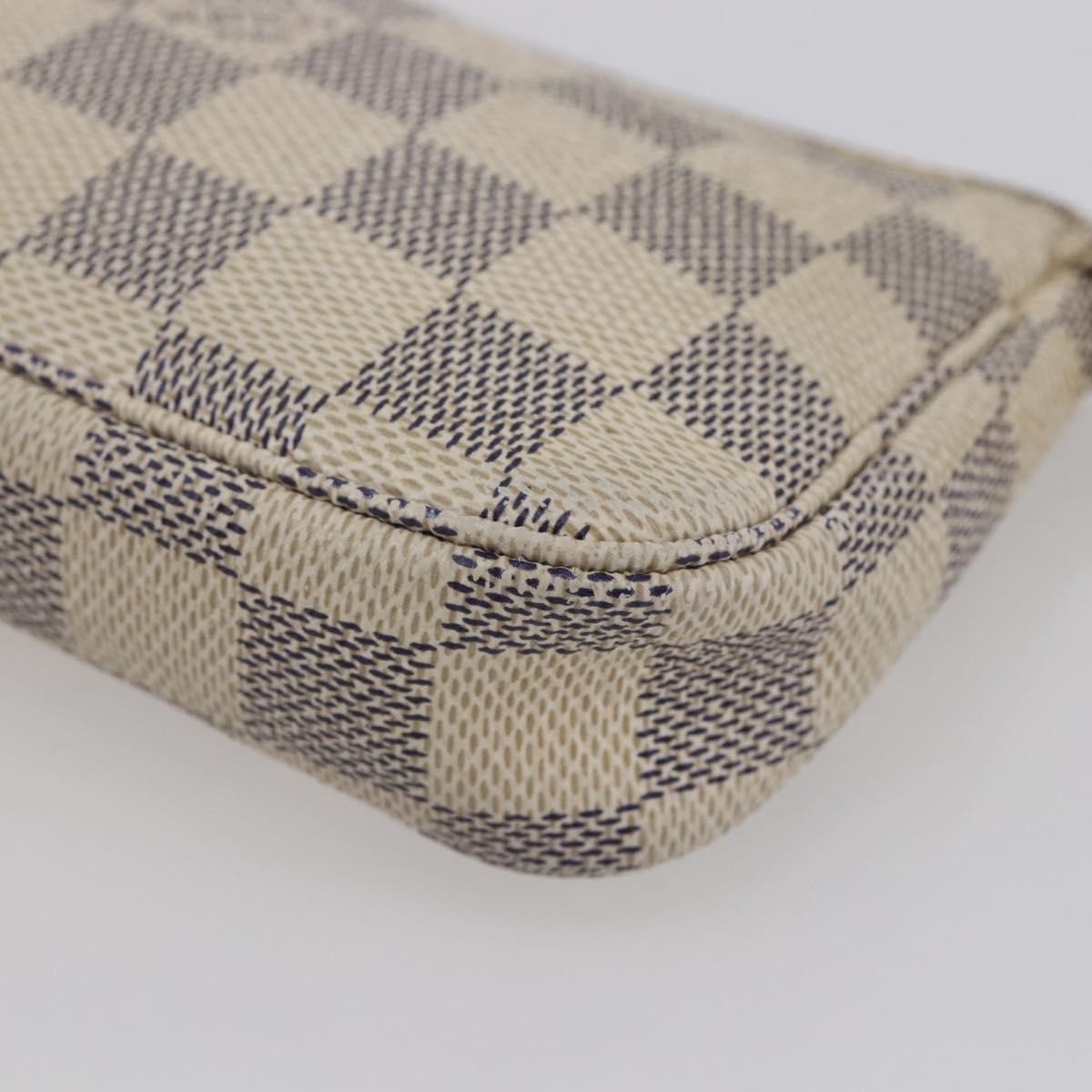 Louis Vuitton Mini Pochette Damier Beige Canvas Clutche & Pouche Bag (Pre-Owned)