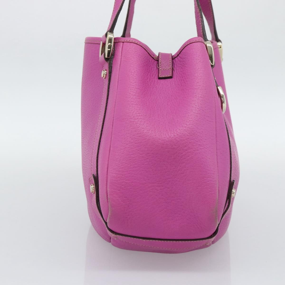 Gucci Abbey Leather Pink Leather Shoulder Bag Bag (Pre-Owned)