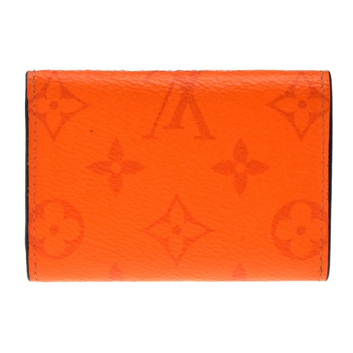 Louis Vuitton Discovery Monogram Taigarama Orange Leather Wallets Accessory (Pre-Owned)