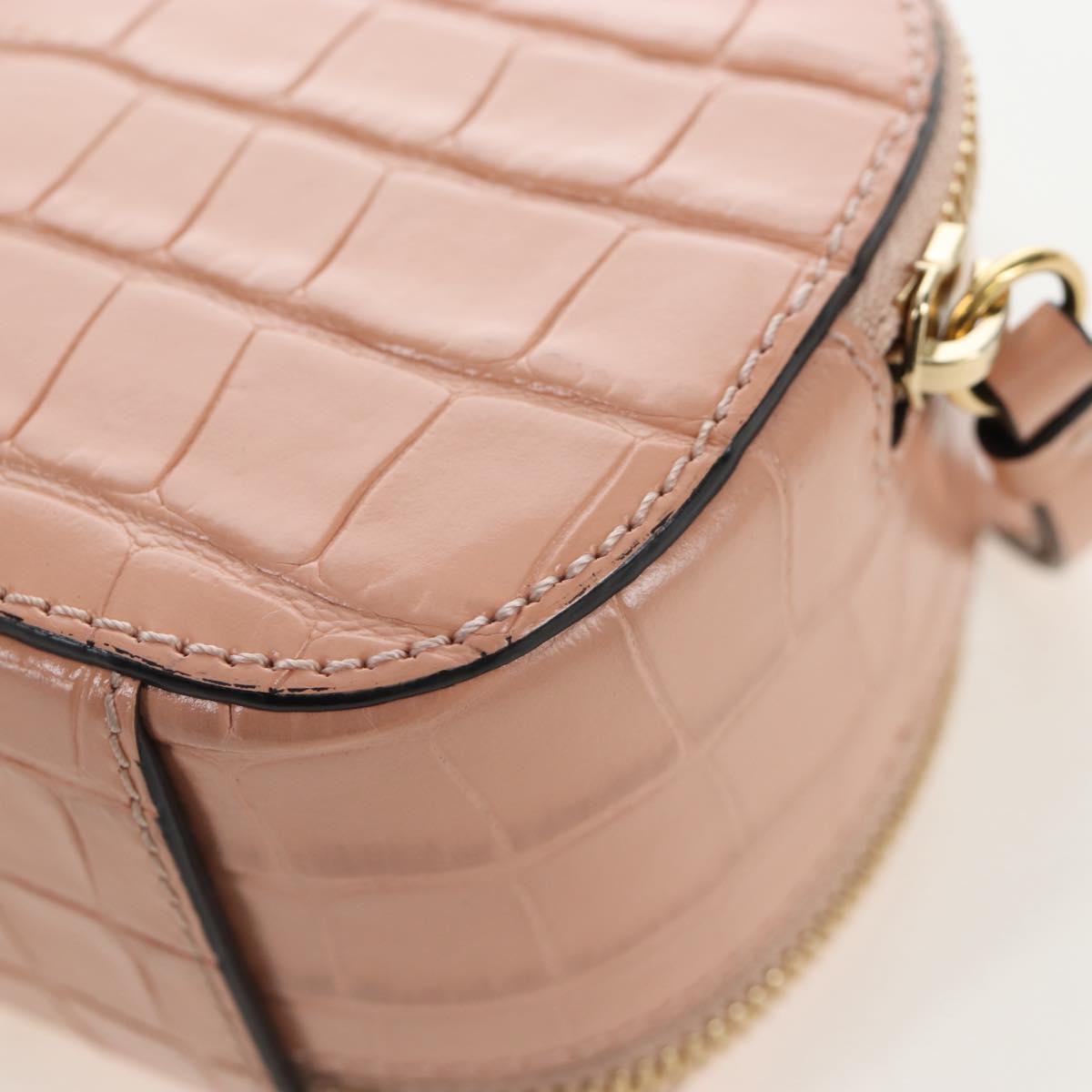 Chloe C Vanity Leather Pink Leather Handbag (Pre-Owned)