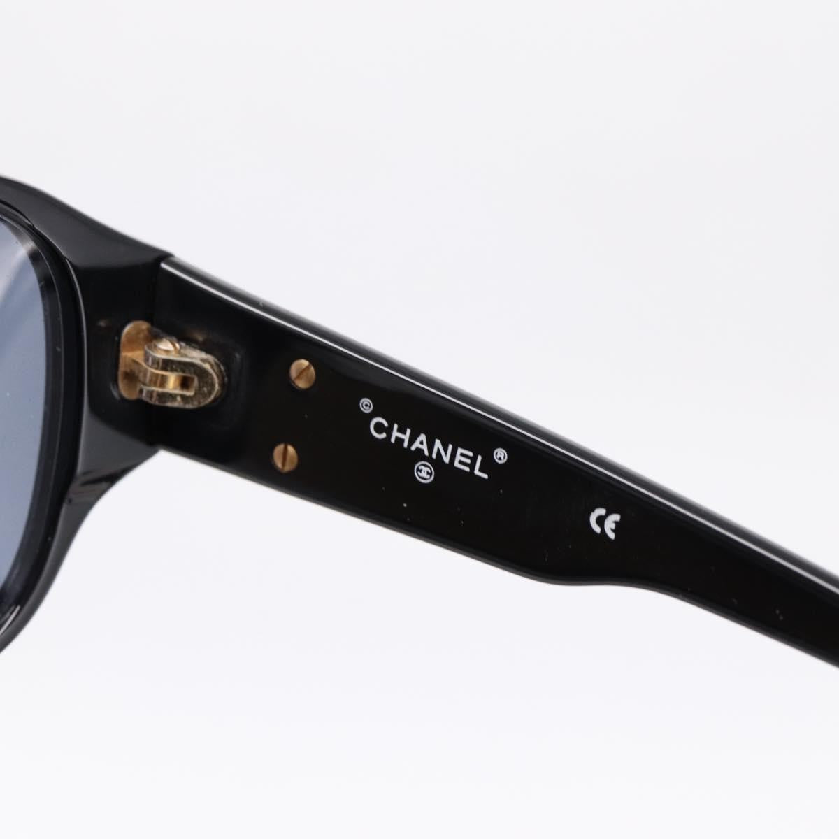 Chanel Logo Cc Plastic Black Plastic Sunglasse Accessory (Pre-Owned)
