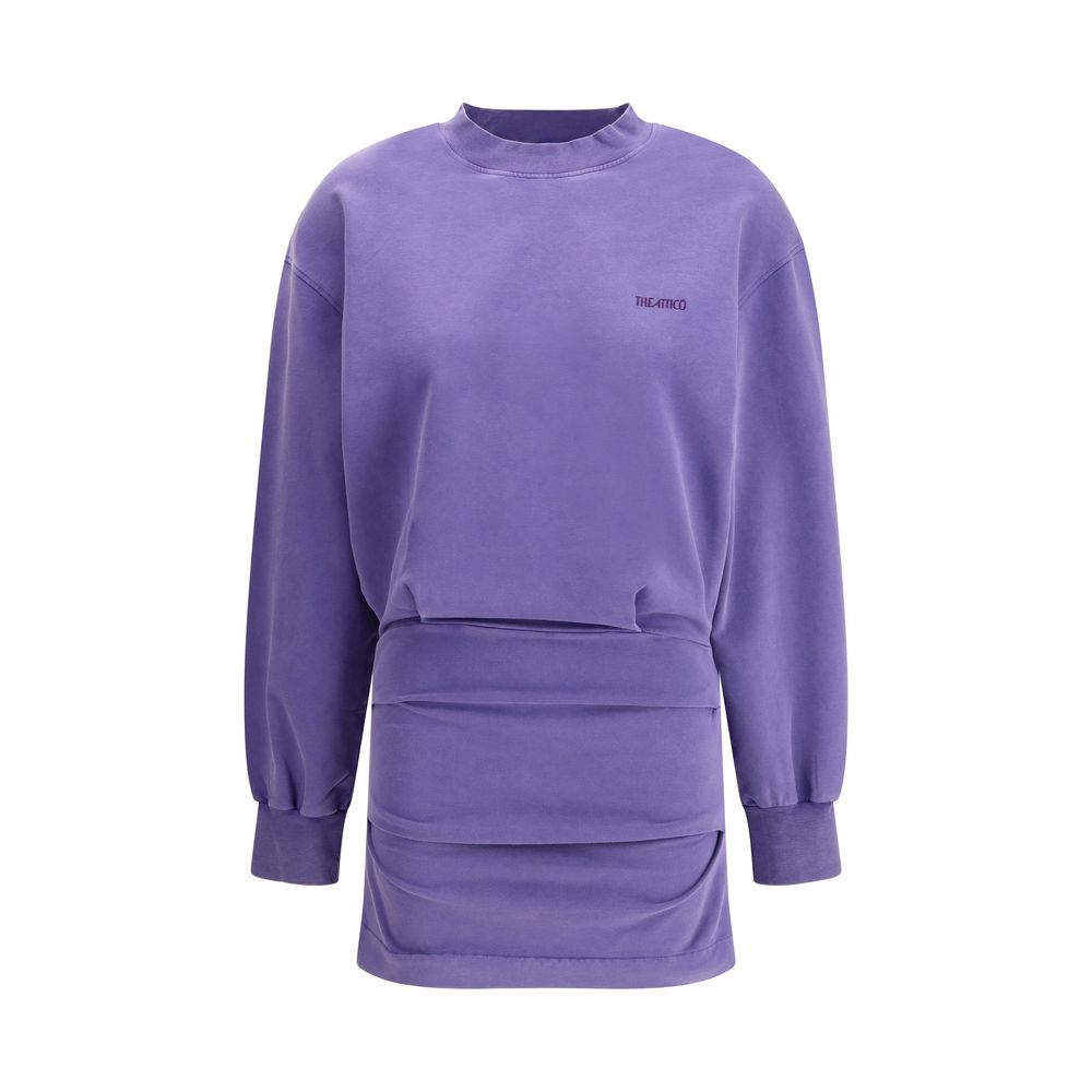 The Attico Purple Cotton Casual Women's Dress