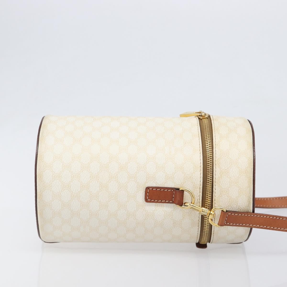 Celine Vintage Macadam Canvas Beige Pvc Shoulder Bag Bag (Pre-Owned)