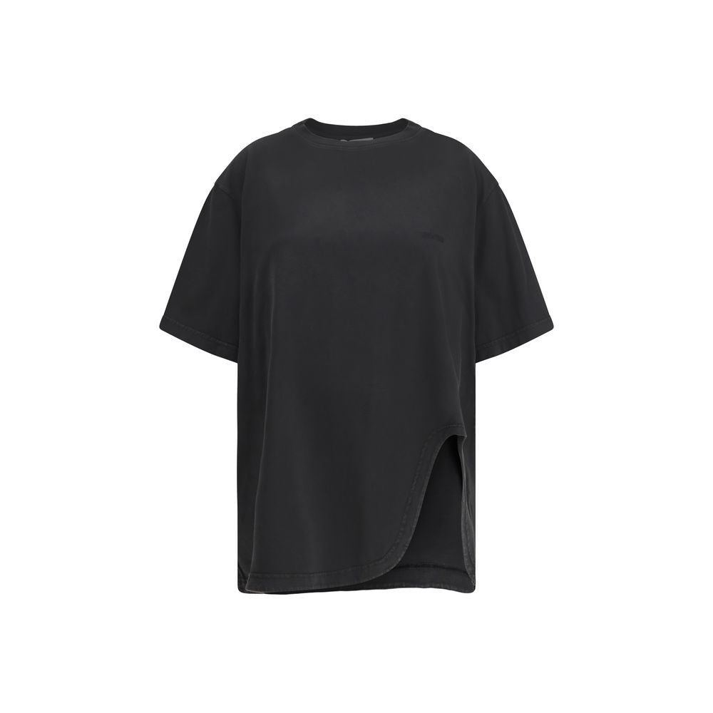 The Attico Black Cotton Women's T-Shirt