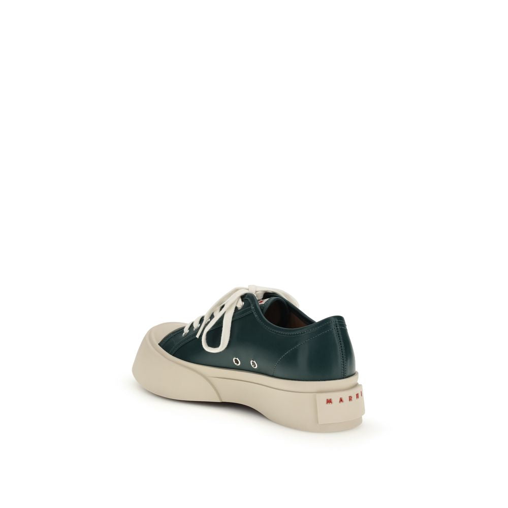 Marni Black Calf Leather Bos Taurus Platform Men's Sneakers