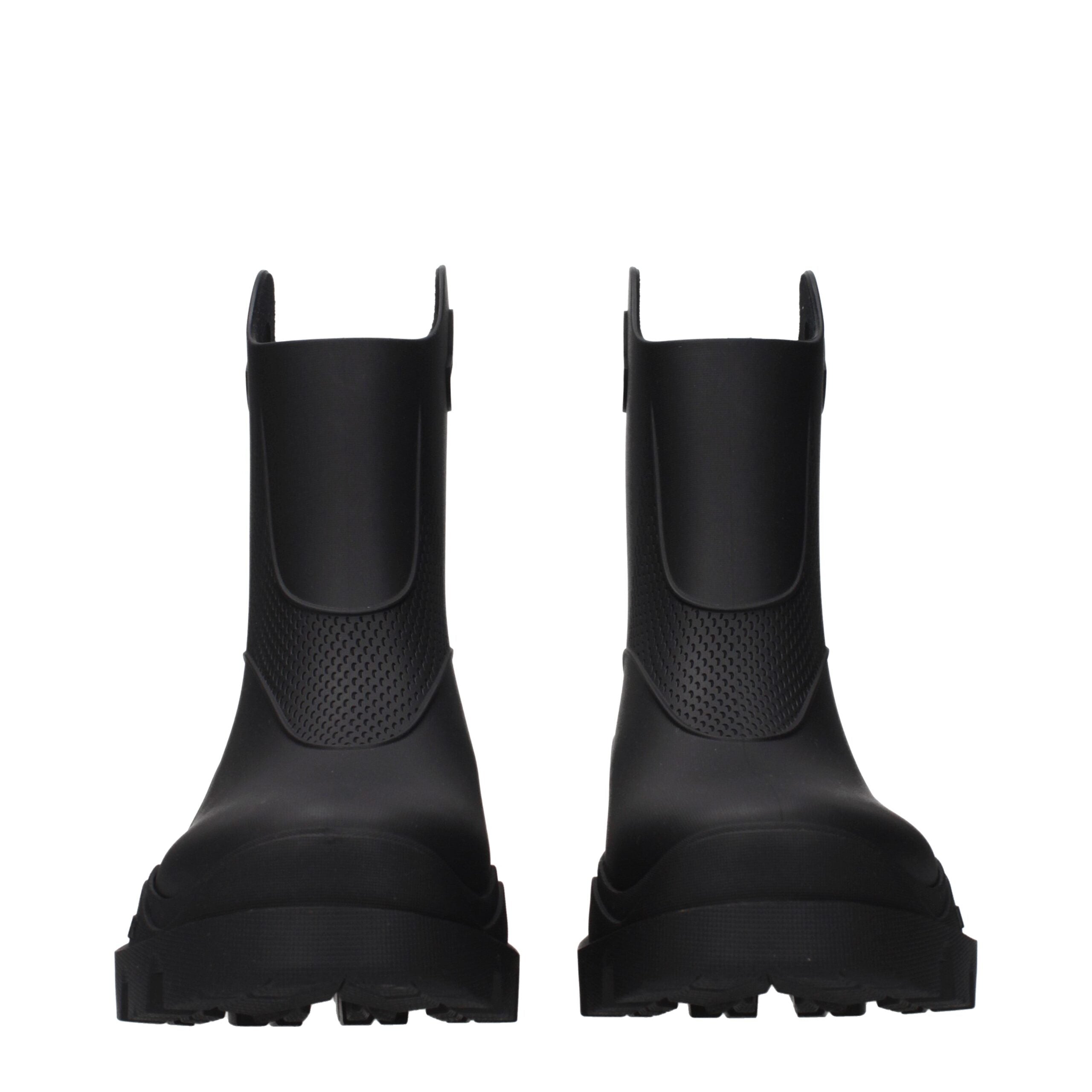 Moncler Black Cotton Ankle Women's Boots