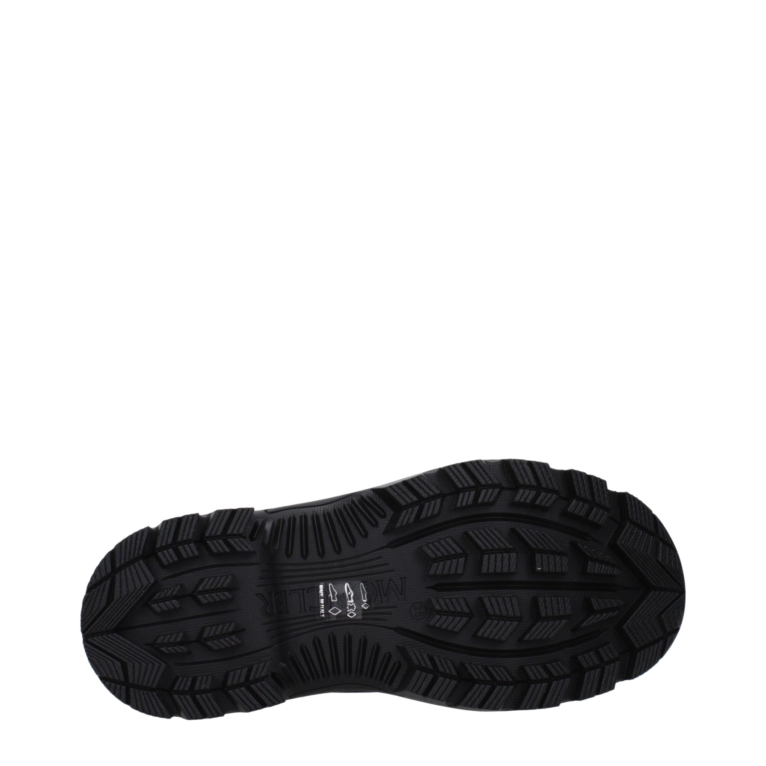 Moncler Black Cotton Ankle Women's Boots