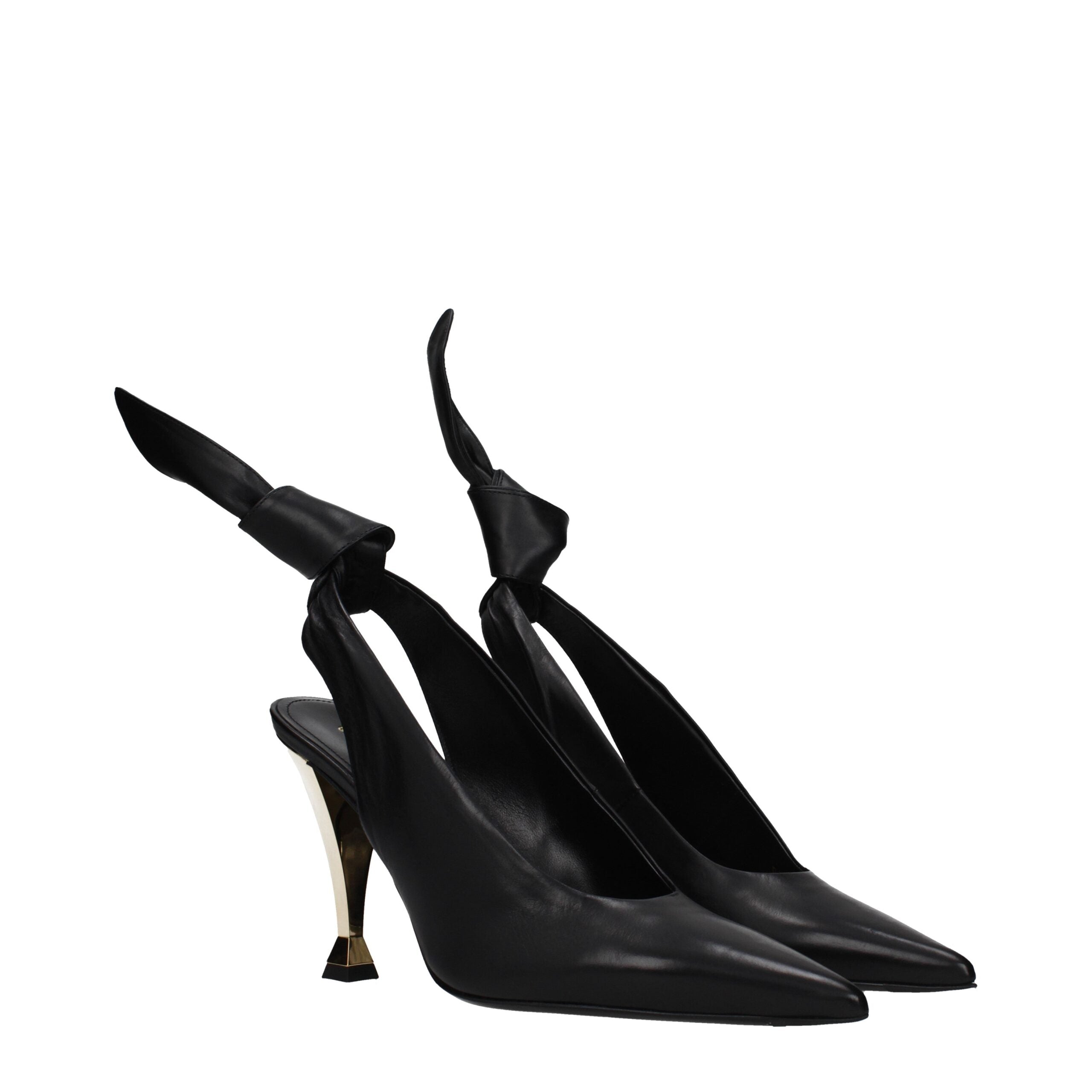 Givenchy Black Leather High Heel Women's Pumps