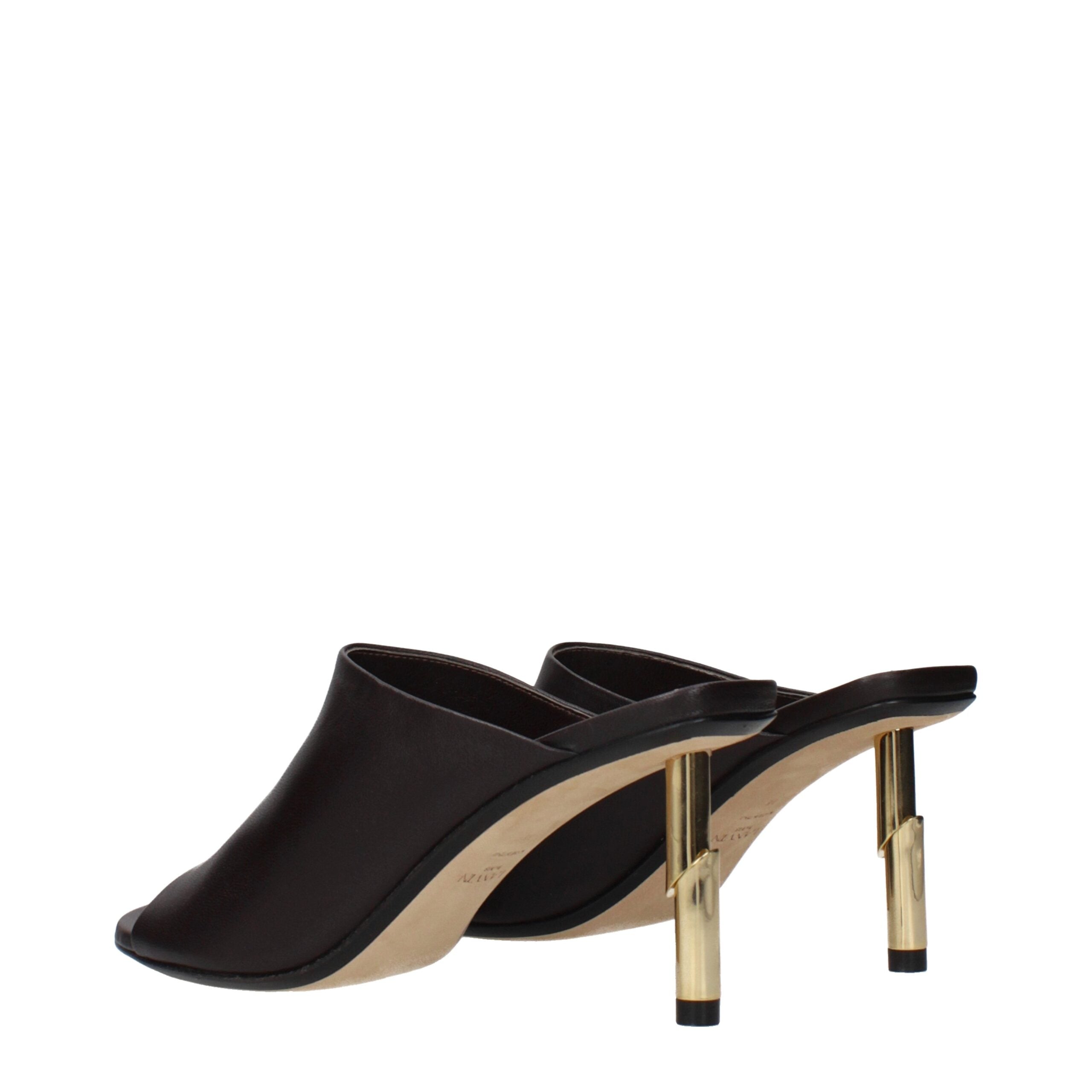 Lanvin Black Leather High Heel Women's Pumps