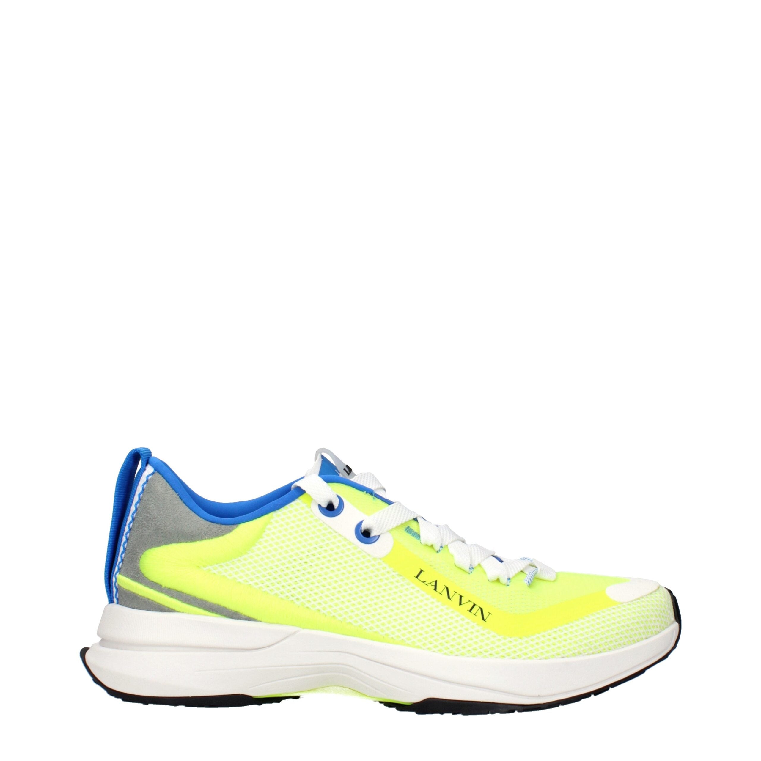 Lanvin Yellow Fabric Athletic Men's Sneakers