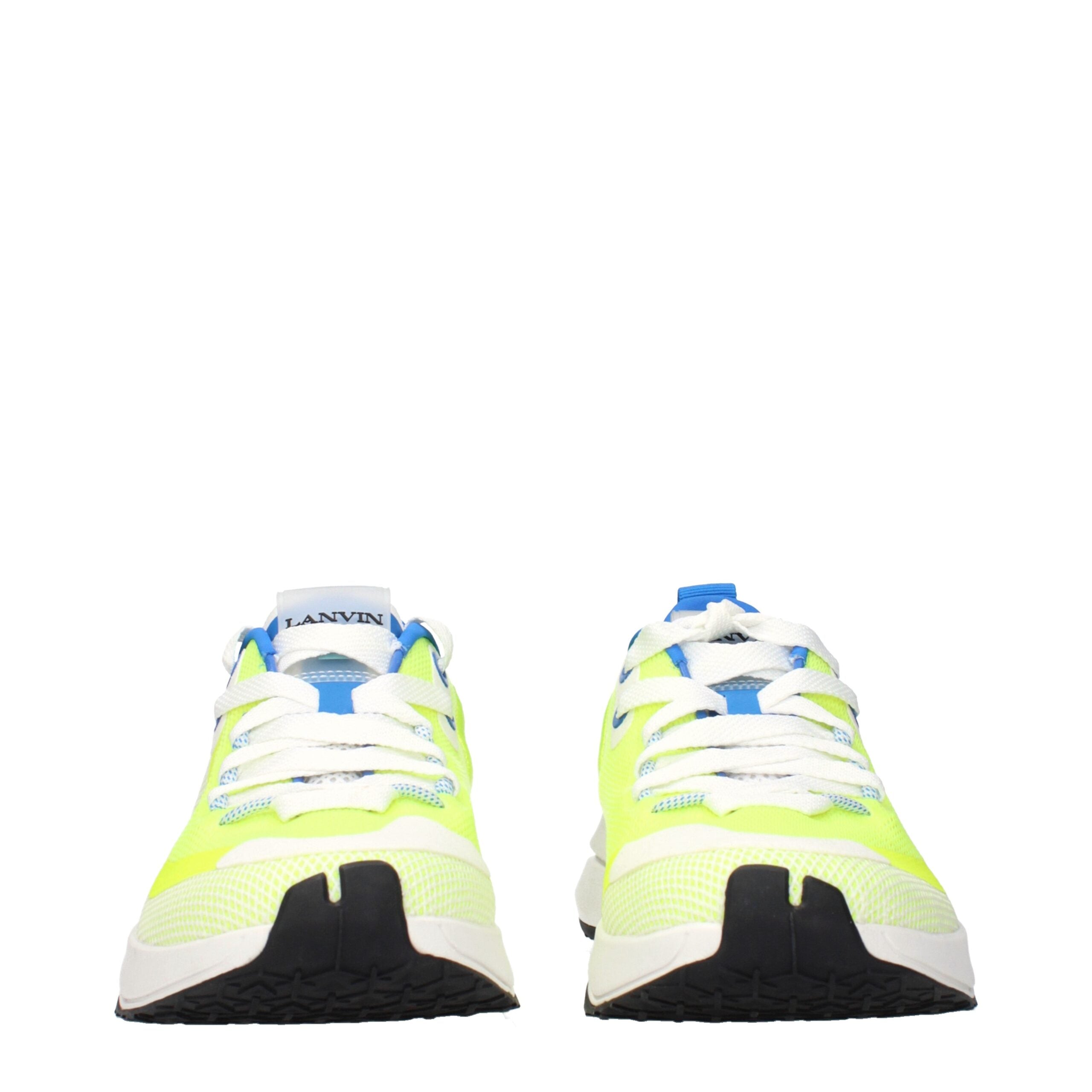 Lanvin Yellow Fabric Athletic Men's Sneakers