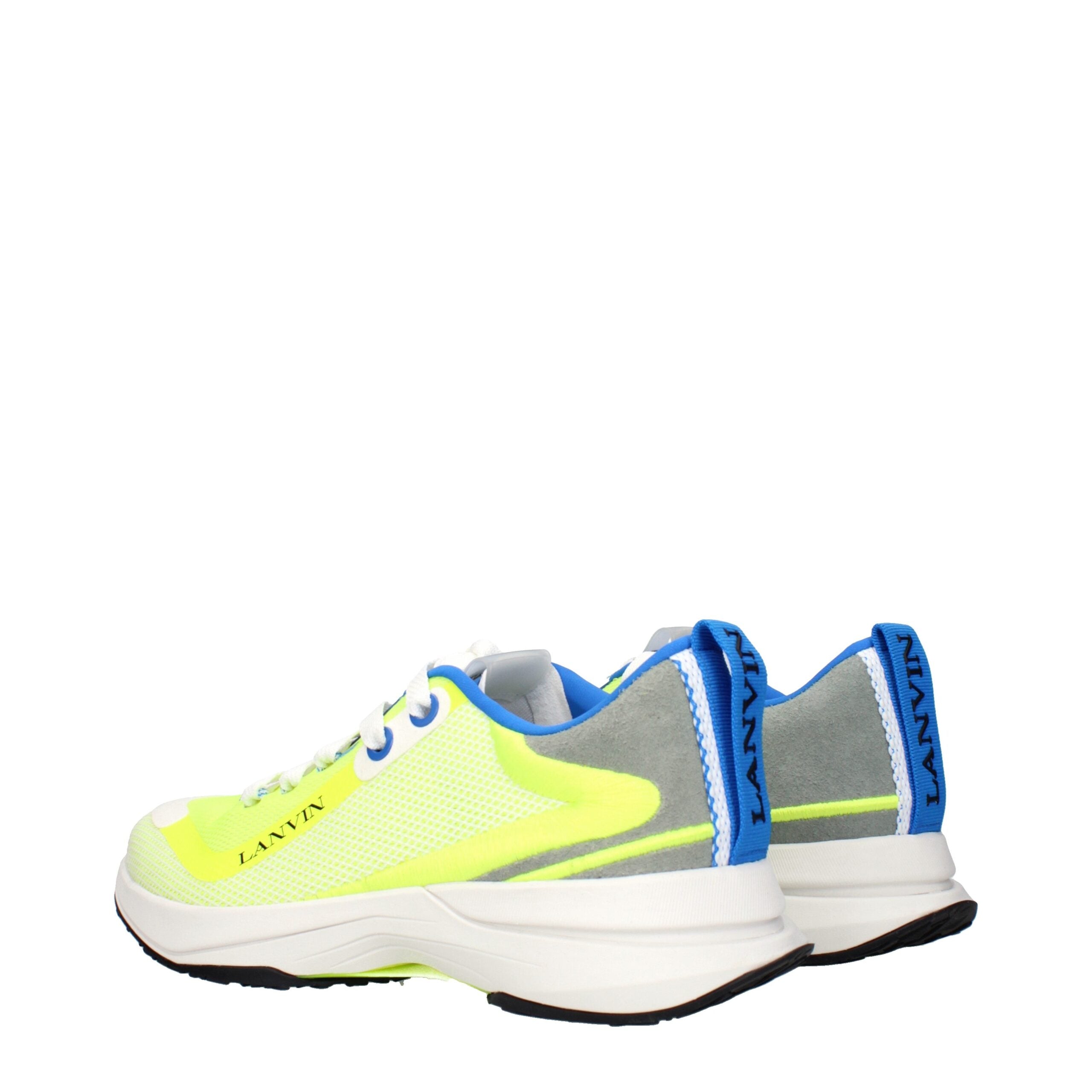 Lanvin Yellow Fabric Athletic Men's Sneakers