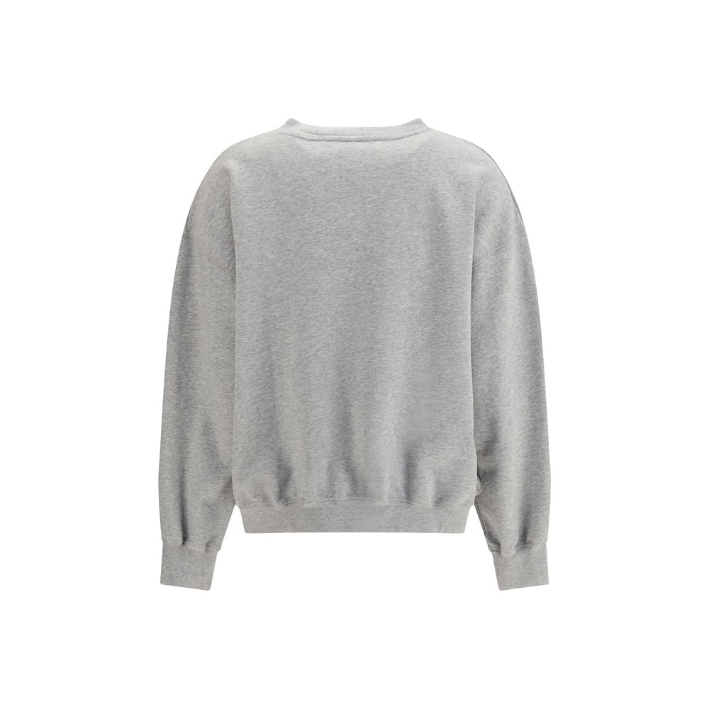 Ganni Gray Cotton Women's Sweatshirt