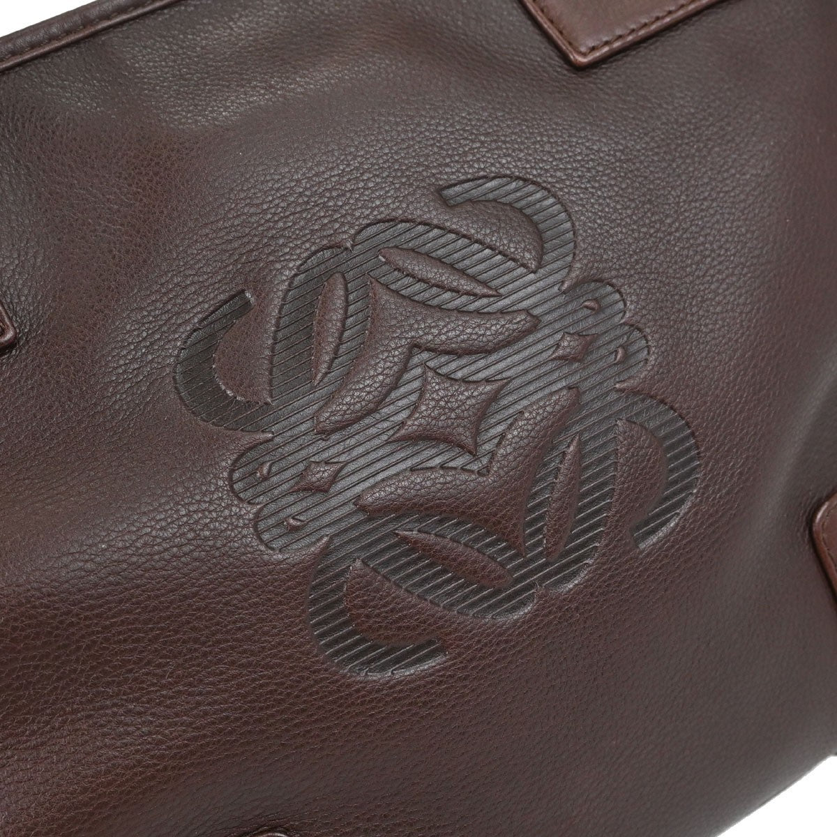 Loewe Fusta Leather Brown Leather Handbag (Pre-Owned)