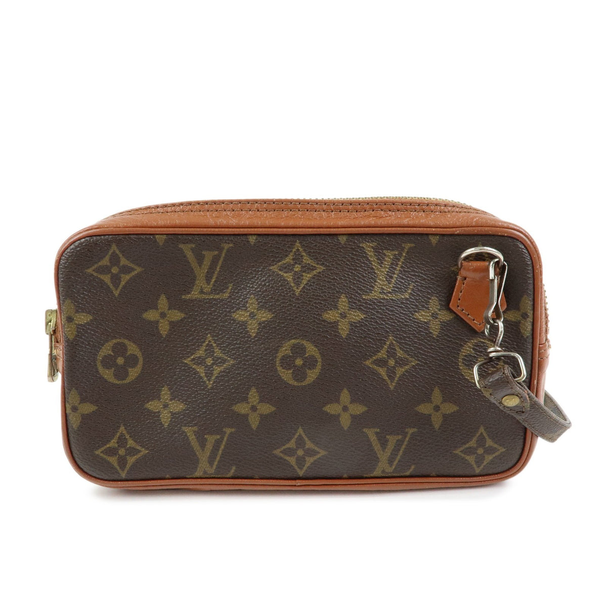 Louis Vuitton Pochette Marly Bandouliere Monogram Canvas Brown Canvas Handbag (Pre-Owned)
