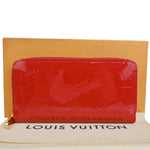 Louis Vuitton Zippy Red Leather Wallet  (Pre-Owned)