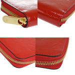 Louis Vuitton Zippy Red Leather Wallet  (Pre-Owned)
