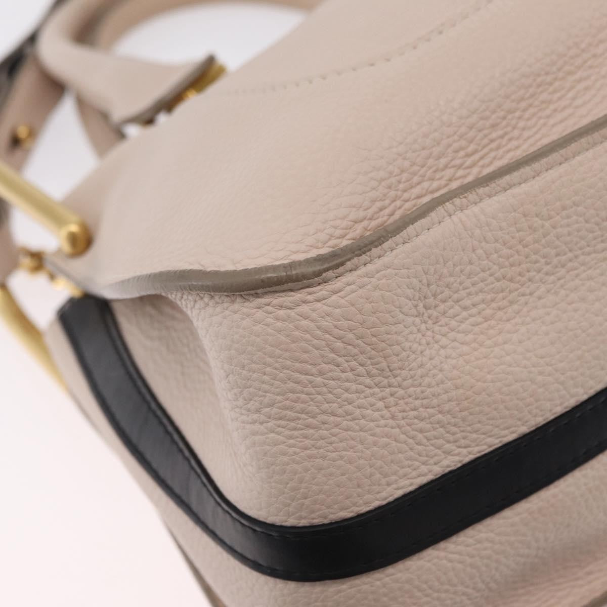 Chloe Hailey Leather Beige Leather Handbag (Pre-Owned)