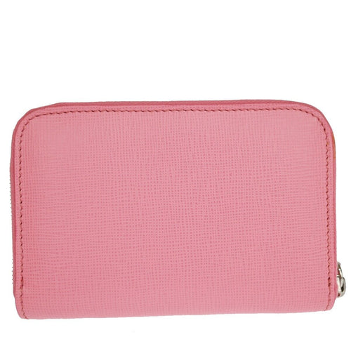 Fendi Pink Leather Wallet  (Pre-Owned)