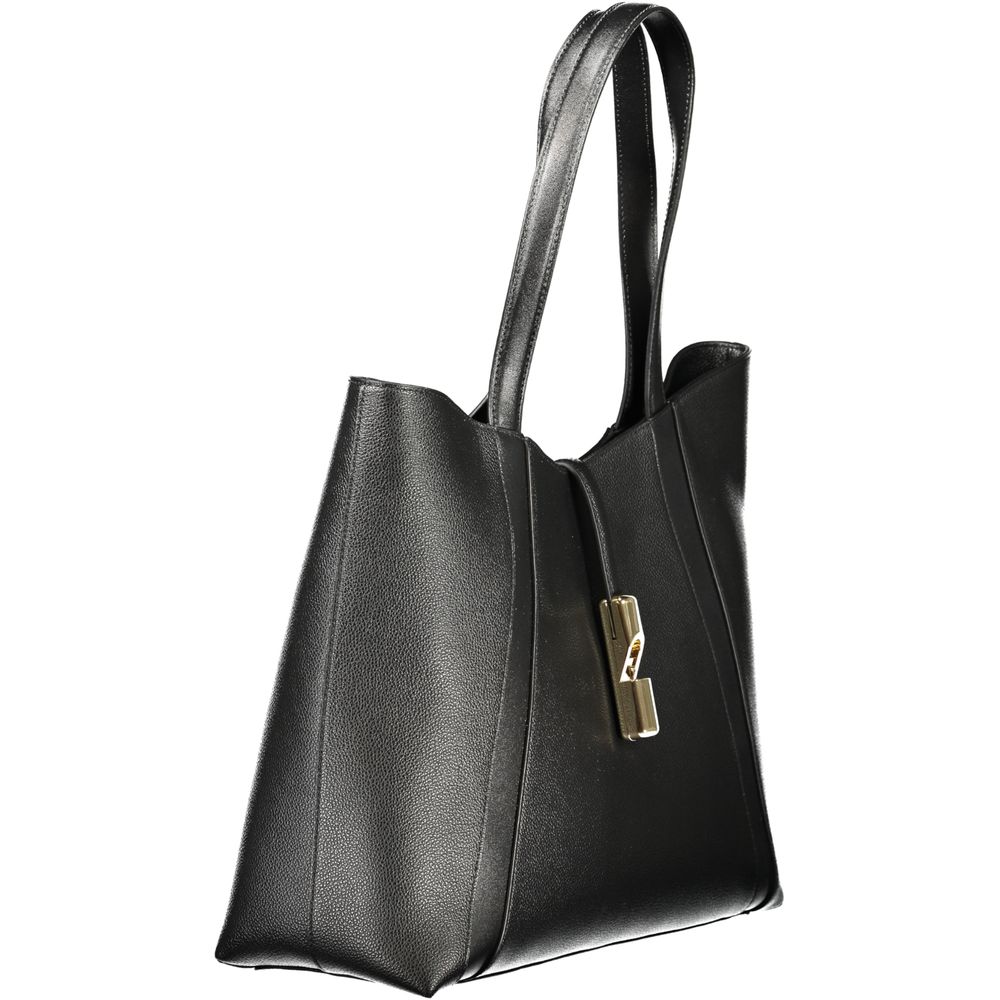 Furla Nero Pelle Women Women's Handbag