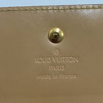 Louis Vuitton Porte-Monnaie White Canvas Wallet  (Pre-Owned)