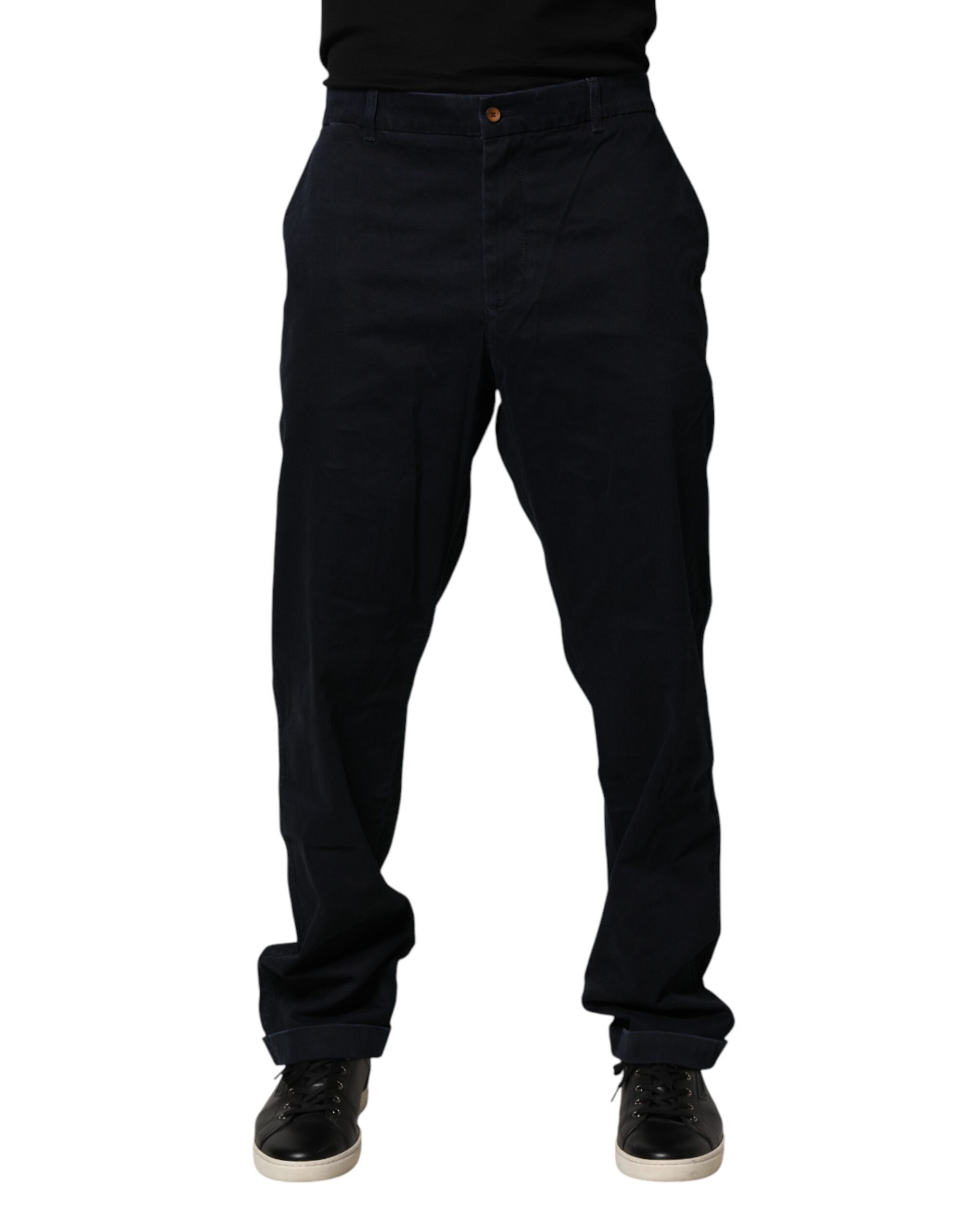 Harmont & Blaine Black Mid Waist Skinny Denim Trouser Men's Jeans
