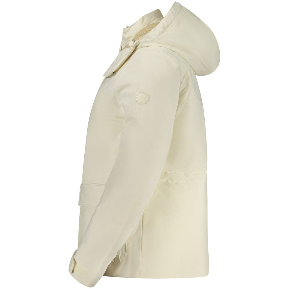 North Sails White Polyester Women Parka Women's Jacket