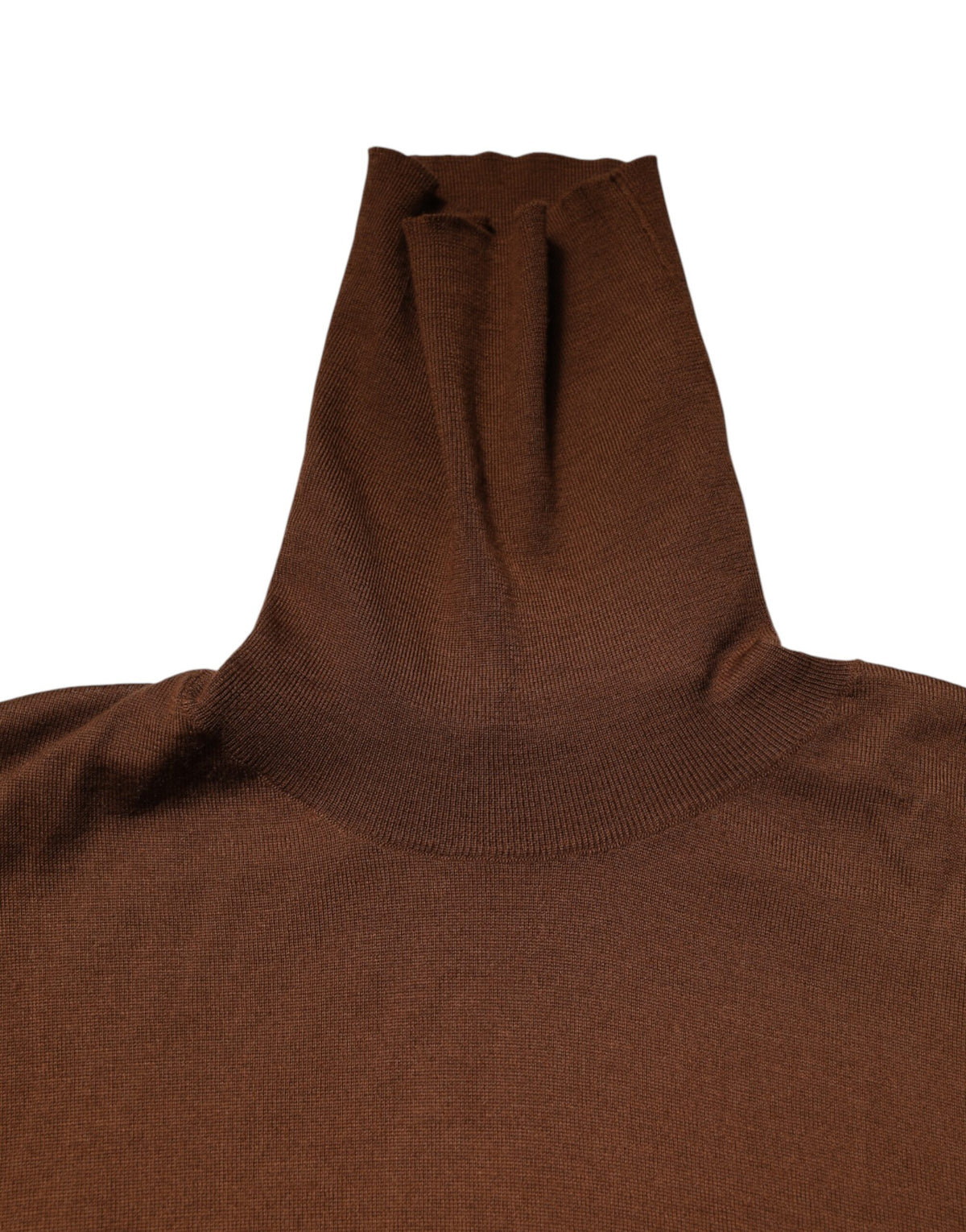 Dolce & Gabbana Brown Cashmere Turtle Neck Pullover Men's Sweater (Pre-Owned)
