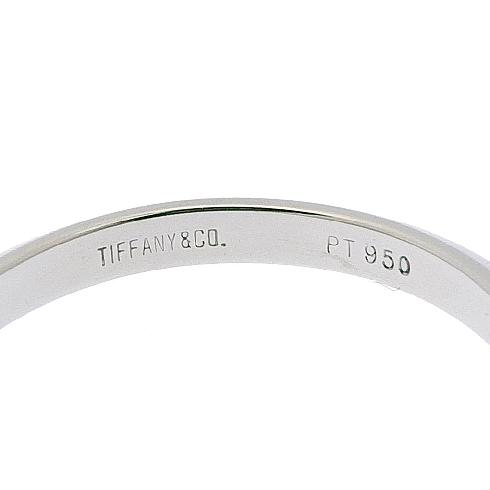 Tiffany & Co. Knife Edge Platinum Silver Platinum Ring Jewelry (Pre-Owned)